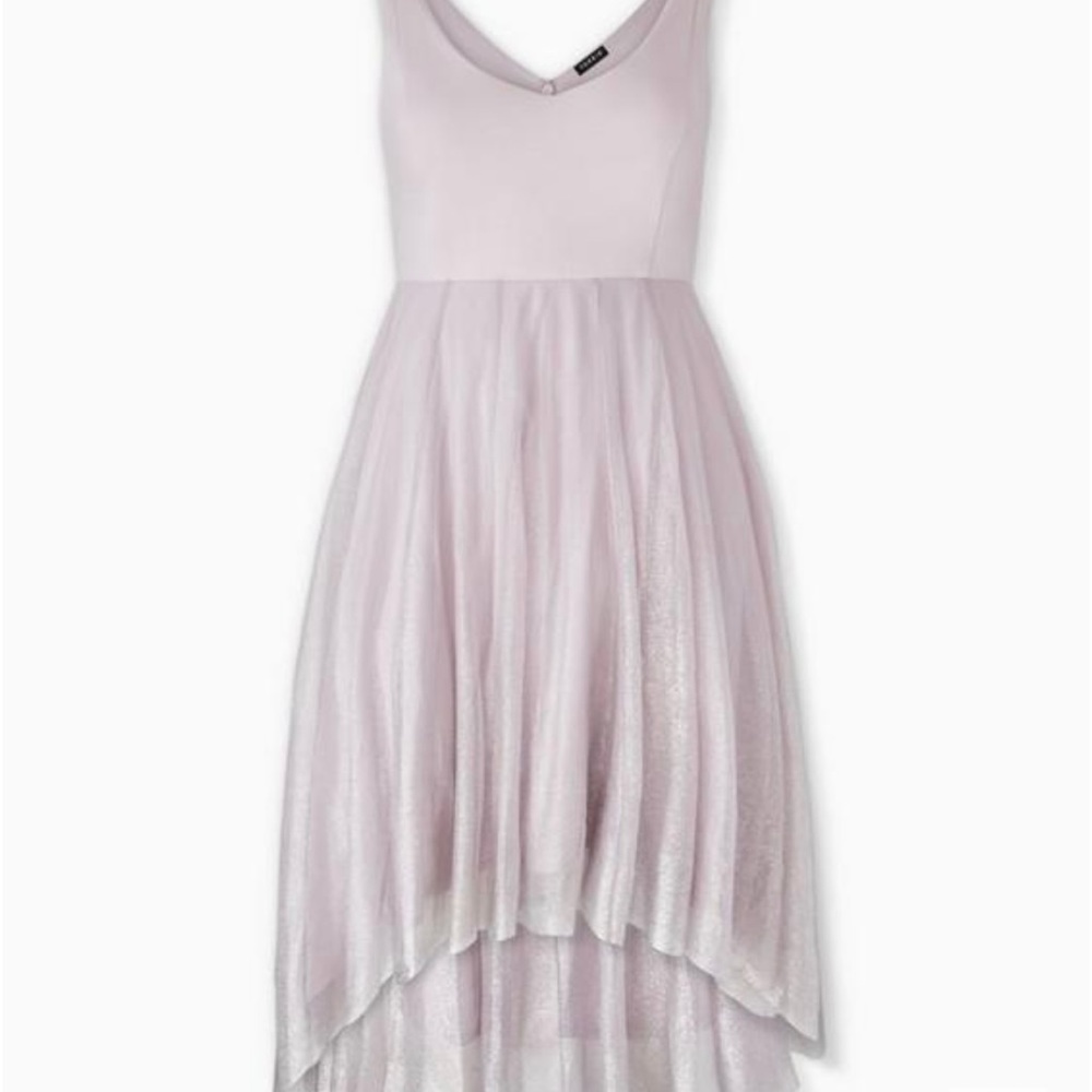 Torrid Lilac Purple Shimmer Midi Dress